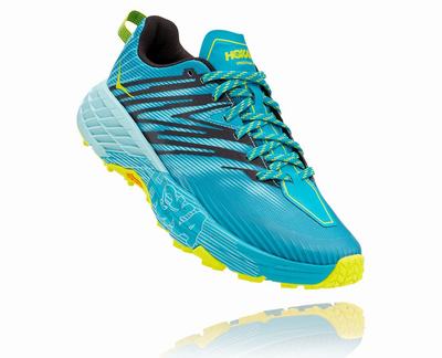 Hoka One One Speedgoat 4 Női Utcai Cipő - Türkiz/Kék [H8142-485]